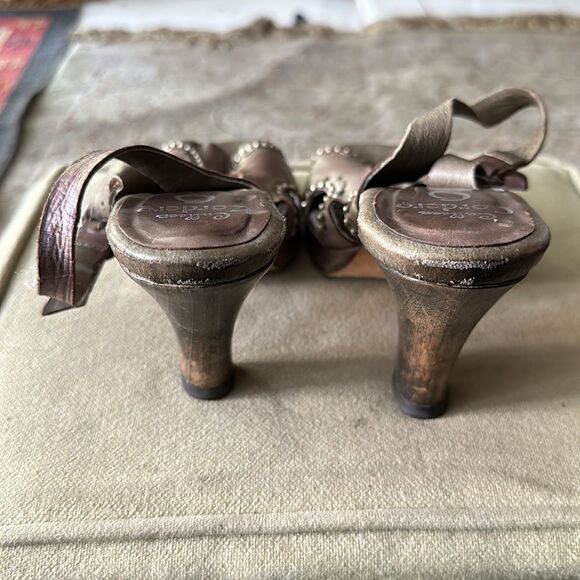 Calleen Cordero 3” strap heels. Leather and studs. - Picture 6 of 8